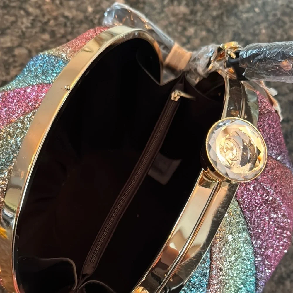 Rainbow Glitter TikTok basketBall Bag NWT - Picture 6 of 13